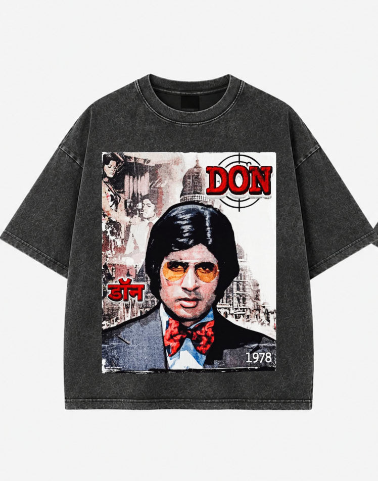 Don Legacy Acid Wash Oversized Tee