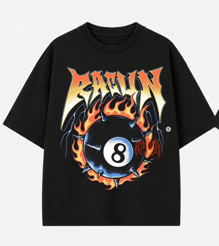 Hellfire 8-Ball Oversized T-Shirt