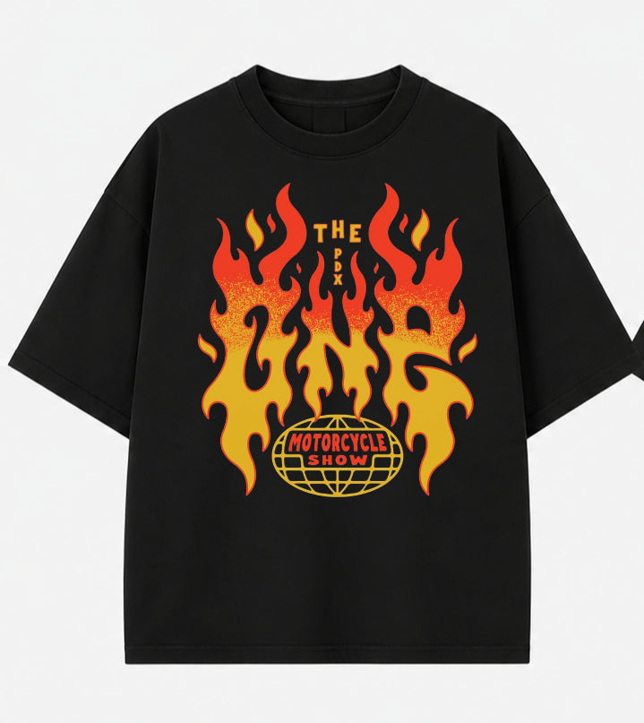 Burnout Rider Oversized Graphic Tee