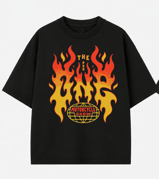 Burnout Rider Oversized Graphic Tee