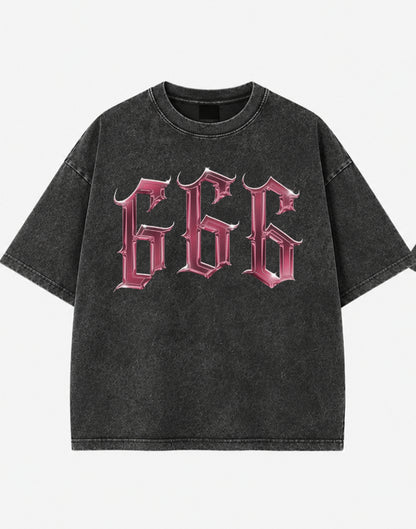 Chrome 666 Acid Vintage Wash Tee