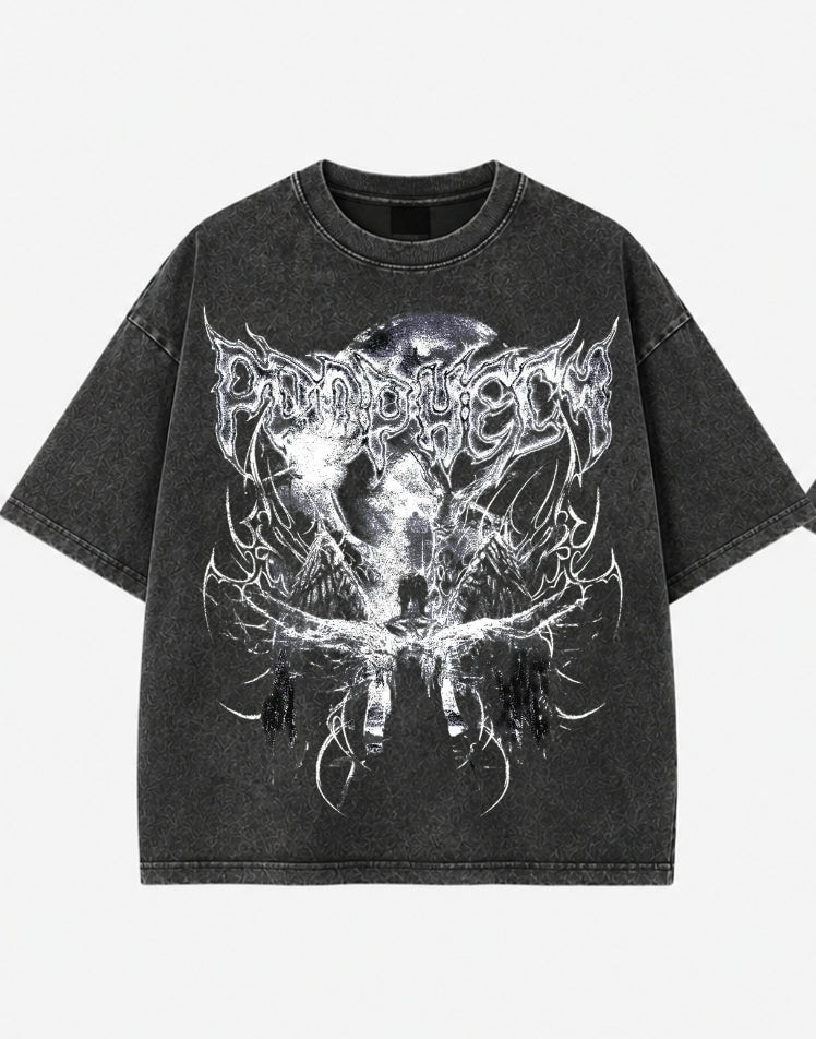 Eclipse Phantom Acid Wash Oversized Tee