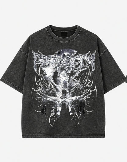Eclipse Phantom Acid Wash Oversized Tee